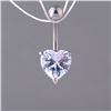 Image 1 : Delicate Button Bar Fashion Piercing Belly Ring With Heart CZ Crystal