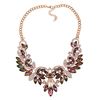 Colorful CZ Crystal Maxi Statement Necklaces & Pendants Vintage Turkish Jewelry Style