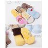 Image 1 : 7-9 Months Baby Anti-Slip Socks 3 Pairs/Set Cotton (Random Colors)