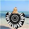 Image 1 : Colorful Printed 150x150cm Microfiber Yoga / Beach Towel