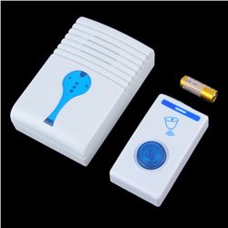 Waterproof Twin Dual Portable Digital LED Wireless Remote Control Doorbell