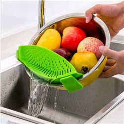 Silicone Pan Strainer Creative Clip-on