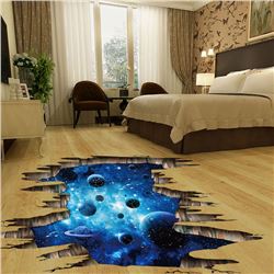 3D Cosmic Space Galaxy Wall / Fooor Sticker
