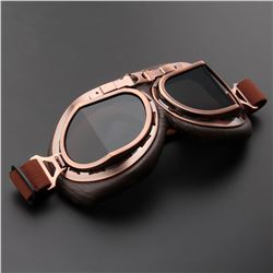 Motorcycle Goggles Glasses Vintage Aviator Style