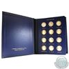 Image 1 : The Great Canadians 24-coin Sterling Silver Set in Deluxe Blue Binder from the Welling's Mint. This 