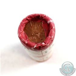 SCARCE! 2006-P Canada Magnetic 1-cent Original Roll of 50pcs (Paper Roll is lightly tattered at one 