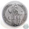 Image 1 : 2017 Great Britain 10oz Lion of England .9999 Fine Silver Coin in Capsule (capsule is lightly scratc