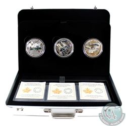 2016 Canada $20 Aircraft of the First World War 3-coin Fine Silver Set in Premium Metal Display Case