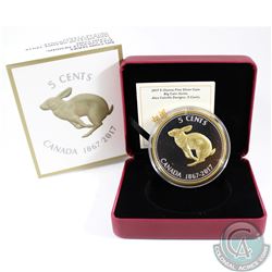 2017 Canada 5-cent Big Coin Alex Colville Design 5oz Fine Silver Coin (TAX Exempt)