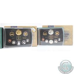 2002 Regular & 2002 Special Edition Canada Proof Double Dollar Sets. Please note coins may be toned.