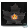 Image 1 : 2016 $20 Canada's Colourful Maple Leaf Shaped Fine Silver Coin (Tax Exempt)