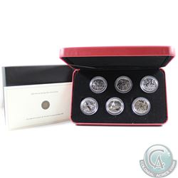 2005 Canada 50-cent Battle of Britain 6-coin Proof Sterling Silver Coin Set