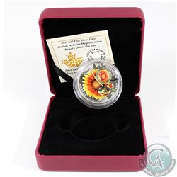 2017 Canada $20 Mother Nature's Magnification - Beauty Under The Sun Fine Silver Coin (Tax Exempt). 