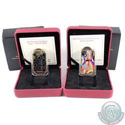 2008-2009 $15 Playing Card Sterling Silver coins. You will receive the 2008 Queen of Spades, and 200