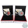 Image 1 : 2014 Canada 50-cent Good Fortune & 2014 $5 Five Blessings Coin. Please note outer cardboard sleeves 