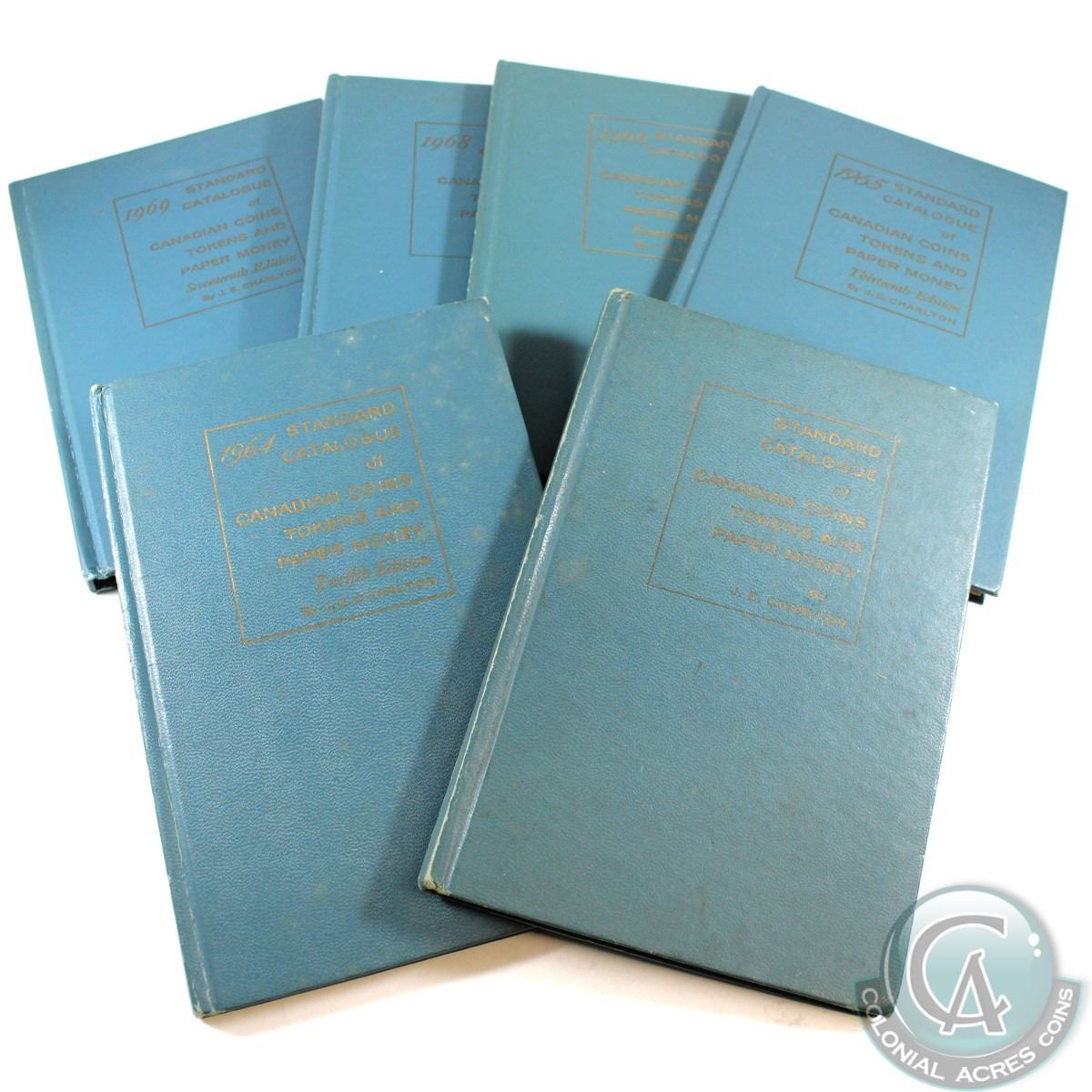 1960, 1964, 1965, 1966, 1968, & 1969 Standard Catalogue of Canadian