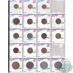 Estate Lot The Kingdom of Sweden Mixed Coin Collection. Dates range from 1873 to 1961. Page sold as 