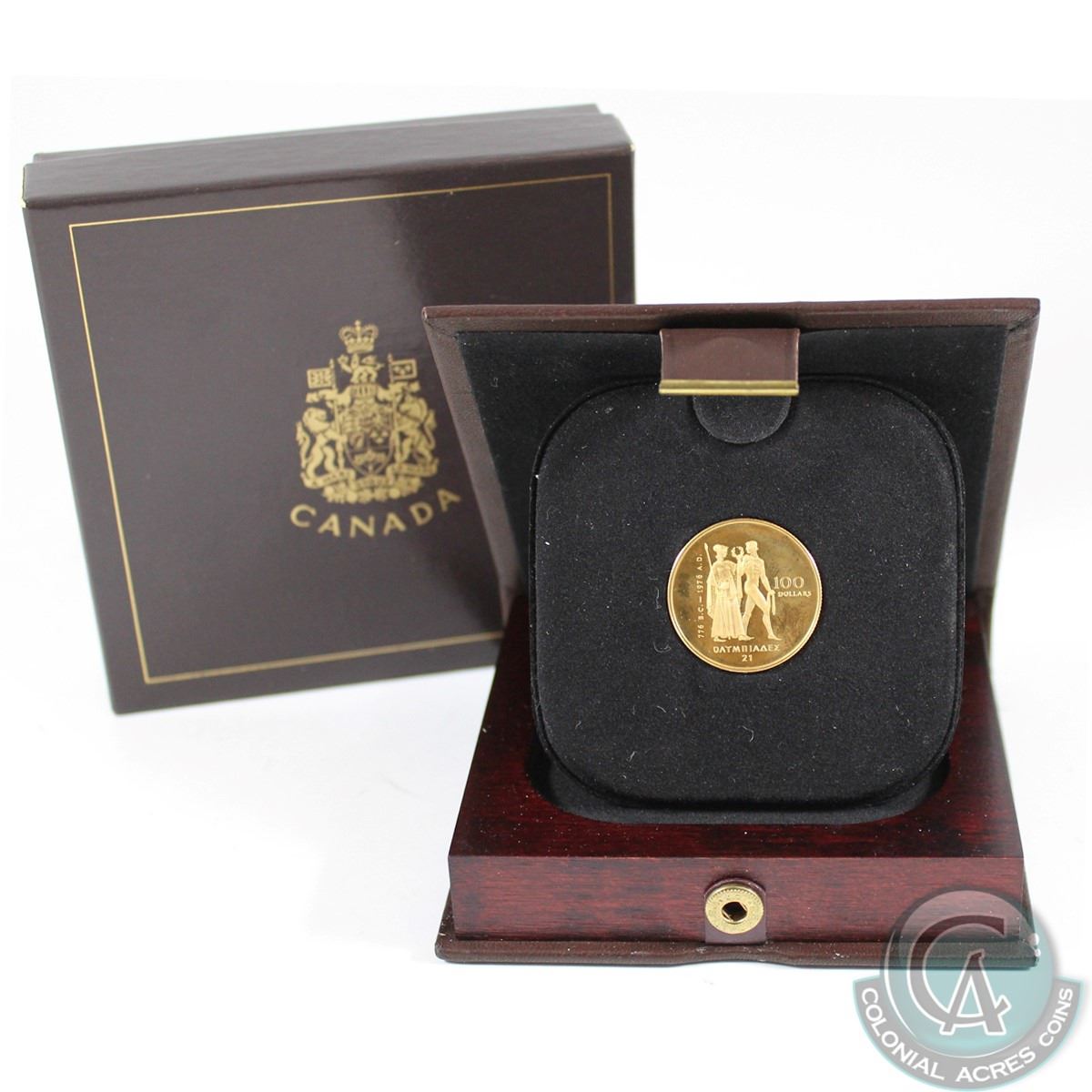 1976 montreal olympic gold coin