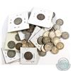 Image 1 : Estate Lot of Canada George V & George VI Silver 10-cent Collection. 93pcs.