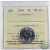 Image 1 : 1944 Canada 5-cent ICCS Certified MS-65