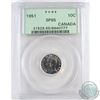 Image 1 : 1951 Canada 10-cent PCGS Certified SP-65