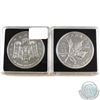 Image 1 : 2008 & 2009 Canada $5 Olympic Commemorative Silver Maples (Tax Exempt) 2pcs.