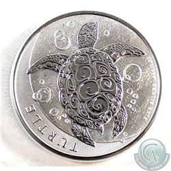 2016 Niue $5 Hawksbill Turtle 2oz Fine Silver Coin (Tax Exempt)