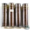 Image 1 : Lot of 4x Canada 1-cent Rolls of 50pcs Dated 1939, 1943, 1948 & 1950. 4pcs