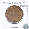 Image 1 : Johnson Modernized Heating Token. Diameter 29mm