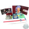 Image 1 : Estate Lot of 6x UK Commemorative Coins: 1953 Great Britain 9-coin Set, 1982 British 20-pence First 