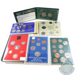 Lot of Miscellaneous World Coins/Sets. Lot includes the following: 1969 Republic of Italy 8-coin Set