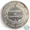 Image 2 : French Indo-China 1885-1928 Colonial Silver Piastre with informational display card