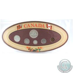 1936 Canada 6-coin Year Set in Decorative Holder