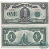 Image 1 : 1923 Dominion of Canada DC-25J  McCavour-Saunders Green Seal, Series C Group 2 Banknote in UNC