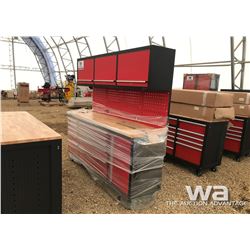 RED TOOL BENCH UPPER CABINETS