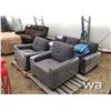 Image 1 : SOFA, (2) CHAIRS, & PILLOWS