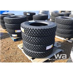 (4) LONGMARCH 11R24.5 TRUCK TIRES