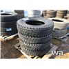 Image 1 : (4) ANNAITE 11R22.5 TRAILER TIRES