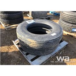 (2) MICHELIN 11R24.5 STEERING TIRES