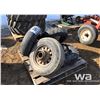 Image 1 : (4) 15" TIRES WITH WOOD RIMS