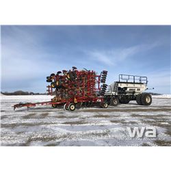 2004 BOURGAULT 5710 SERIES II AIR DRILL, 6550 CART