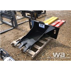 SKID STEER STUMP BUCKET