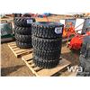 Image 1 : (4) MARCHER 12X16.5 SKID STEER TIRES