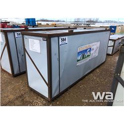 30 X 85 X 15 FT. PEAK CEILING DOUBLE DOOR STORAGE