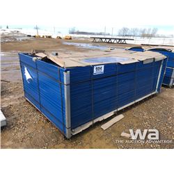 (40) 6 X 10 FT.  TEMPORARY FENCE PANELS
