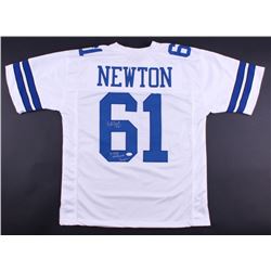 Nate Newton Signed Cowboys Jersey Inscribed "SB XXVII, XXVIII, XXX Champs" (JSA Hologram)