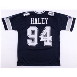 Charles Haley Signed Cowboys Jersey Inscribed "HOF 2015" (JSA COA)