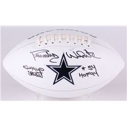Randy White Signed Cowboys Logo Football Inscribed "Co MVP SB XII"  "HOF 94" (JSA COA)