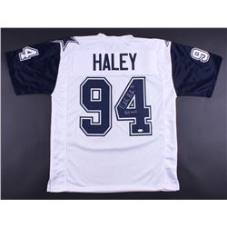 Charles Haley Signed Cowboys Thanksgiving Jersey Inscribed "HOF 2015" (JSA COA)