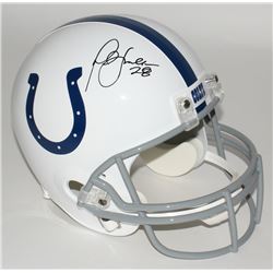 Marshall Faulk Signed Colts Full-Size Helmet (JSA COA)
